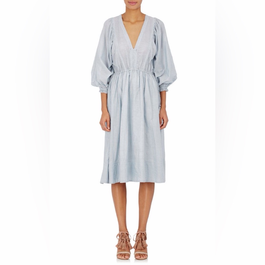 Ulla Johnson Anais Striped Cotton Dress Size 2